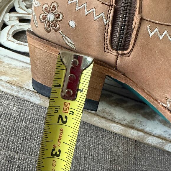 Lane Embroidered Side Zip Western Cowboy Boots Women’s 6.5 - Picture 9 of 9